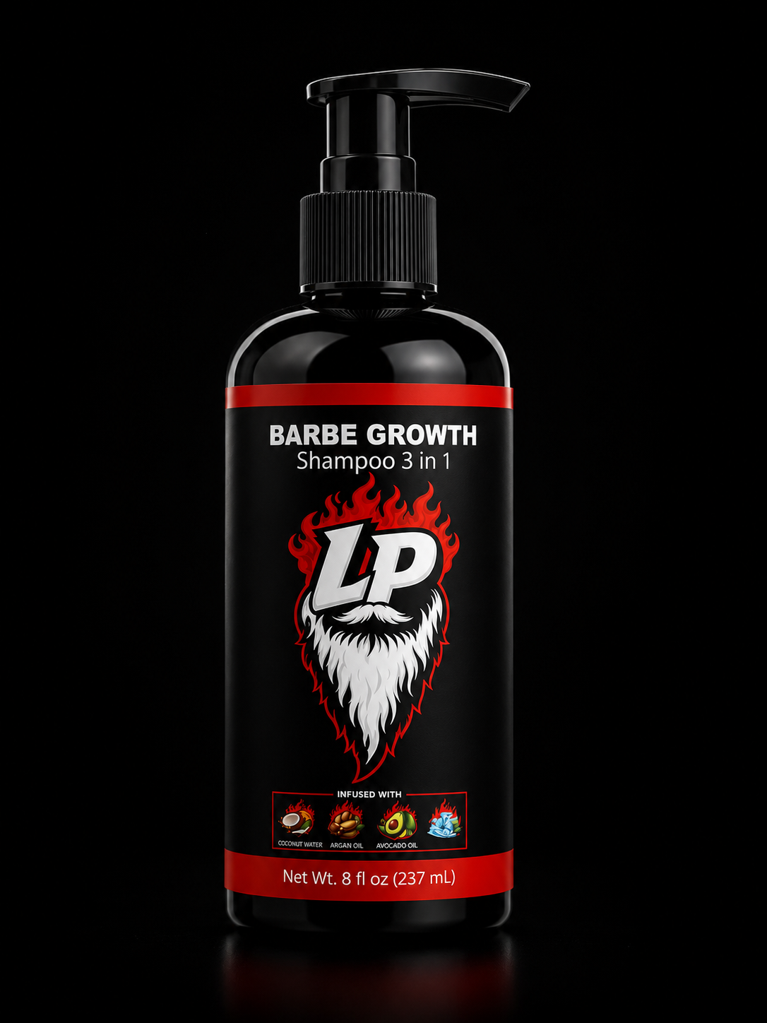 LP Barbe Growth Shampoo 3 in 1 – Beard & Hair Care